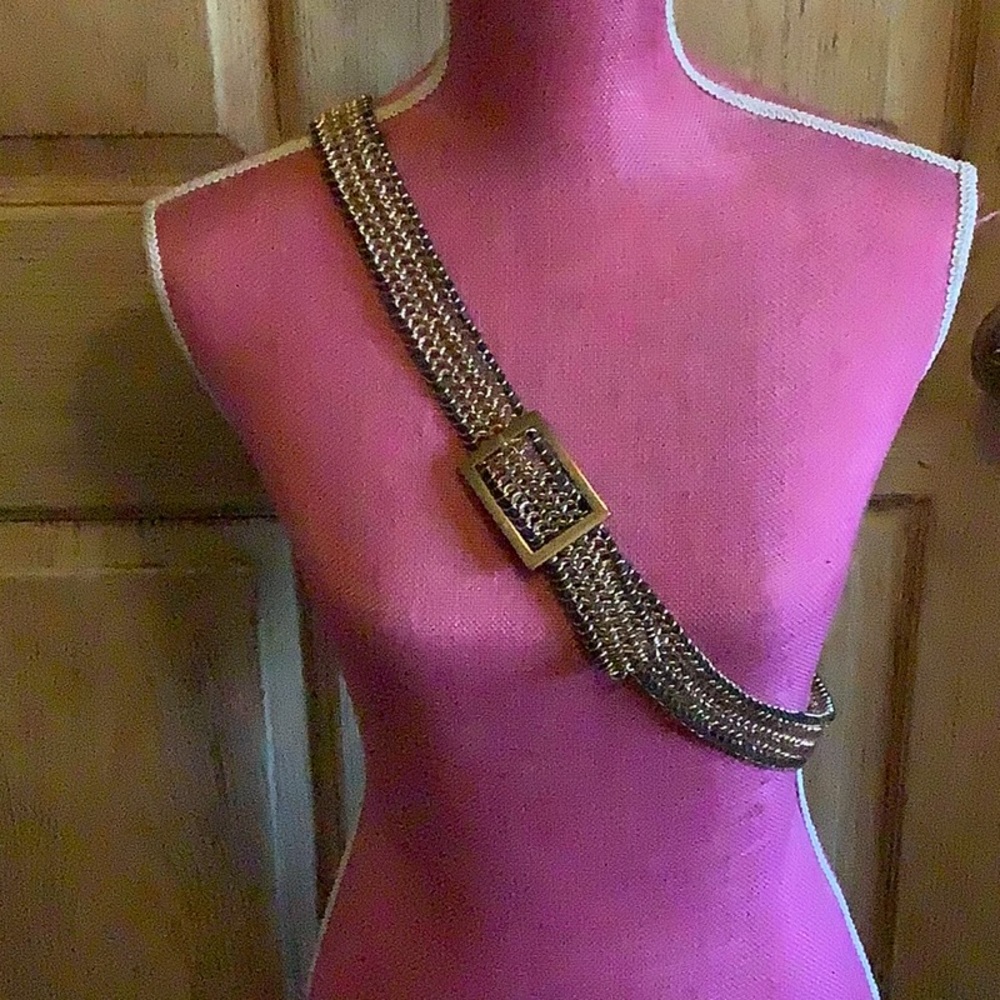 Gold chain belt